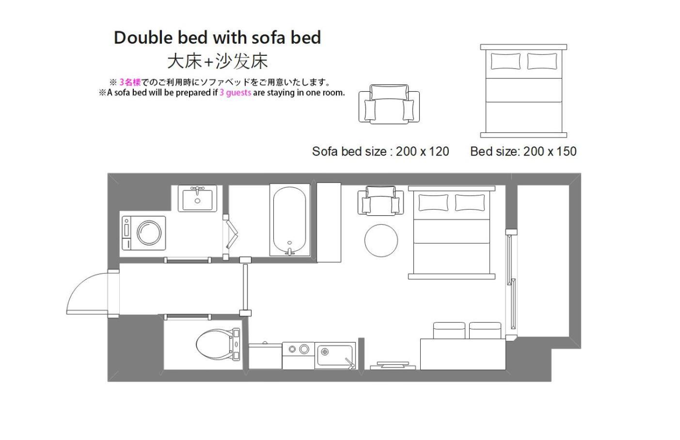 Shirakabanoyado - Nipponbashi 日本橋, 3 Mins Walk To Dendentown Lejlighedshotel Osaka Eksteriør billede